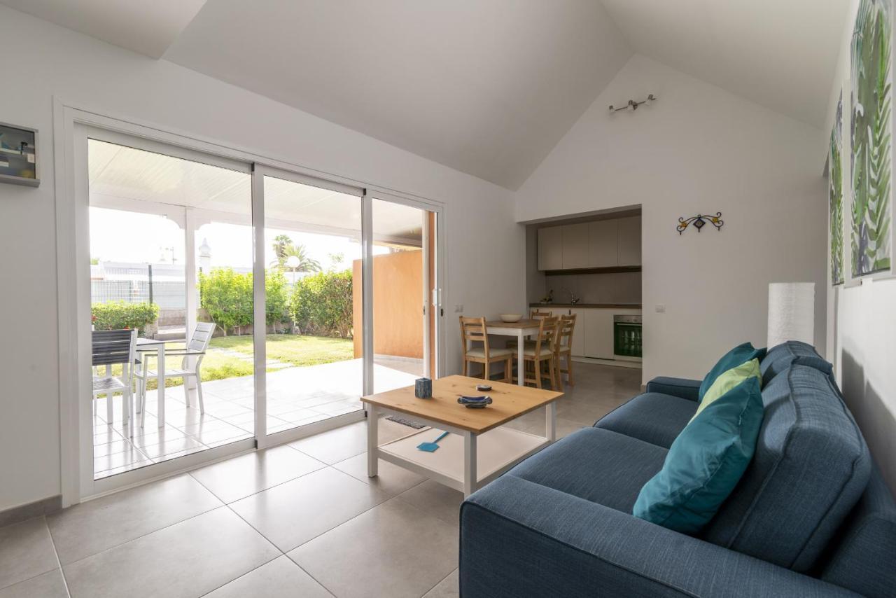 Bungalow Familiar Complejo Melocotones Maspalomas ماسبالوماس المظهر الخارجي الصورة