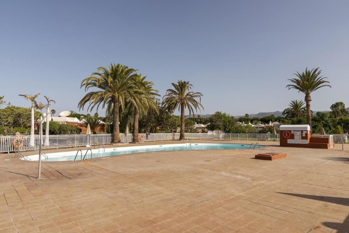 Bungalow Familiar Complejo Melocotones Maspalomas ماسبالوماس المظهر الخارجي الصورة
